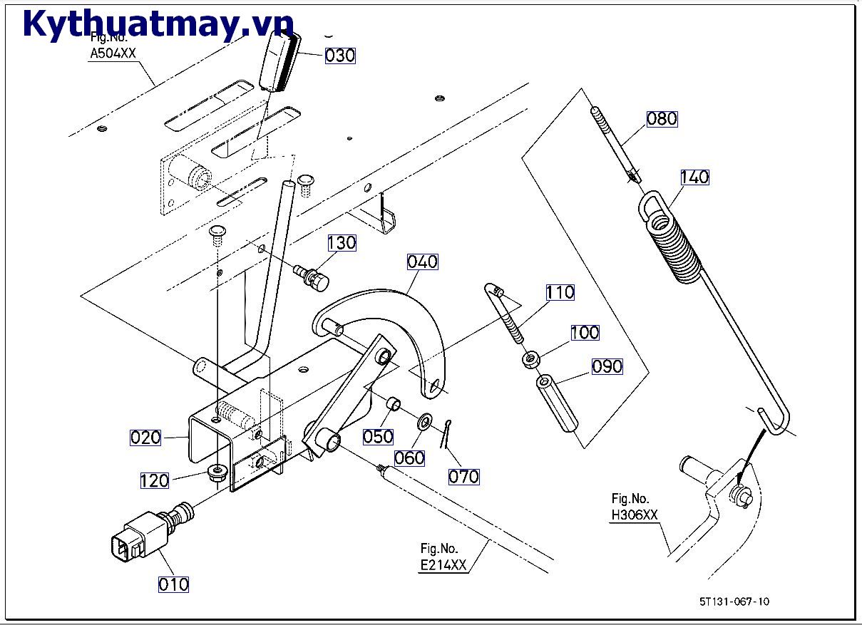 Cần điều khiển ly hợp đập